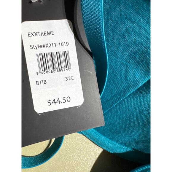 Fredericks of Hollywood Exxtreme Cleavage Bra Push Up Blue 32C New - Picture 5 of 5